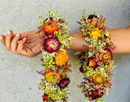 זר פרחים לראש ליום הולדת