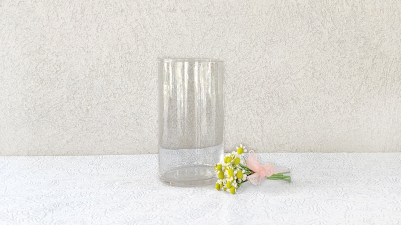 אגרטל זכוכית - צילינדר