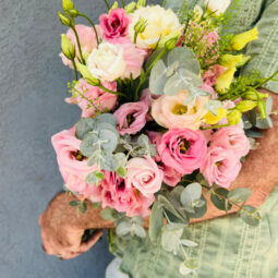 זר פרחים - פינק ליזי