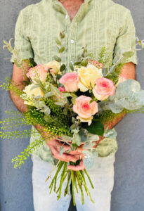 זר פרחים - רוזה רומנטיקה