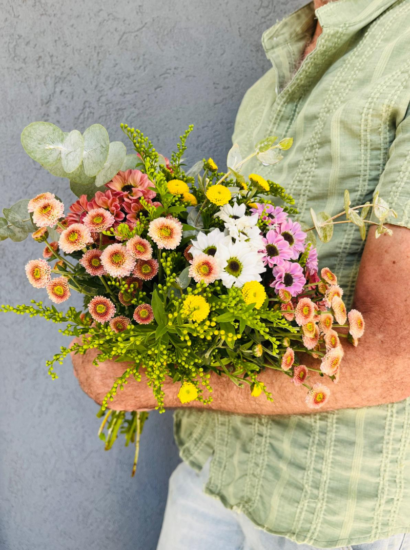 זר פרחים - חרציות