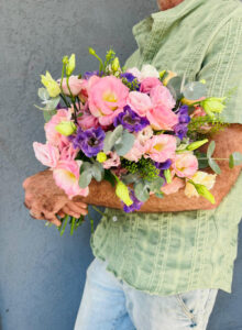 זר פרחים - מיקס ליזי