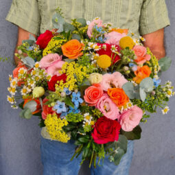 זר פרחים - אביבהלה