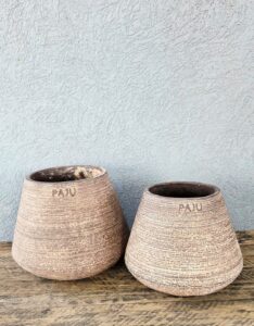 אגרטל - קרמיקה קוני פאג'ן - בהיר / כהה